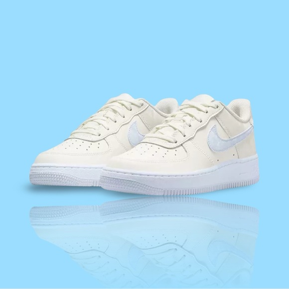 Nike Air Force 1 Low Pale Ivory/Grey Shoe - Picture 3 of 7